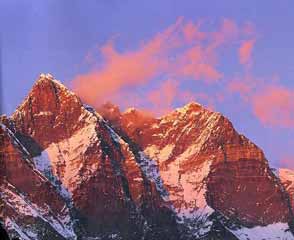 Everest Book - Solu-Khumbu: The Trek to Everest - Lhotse Sunset